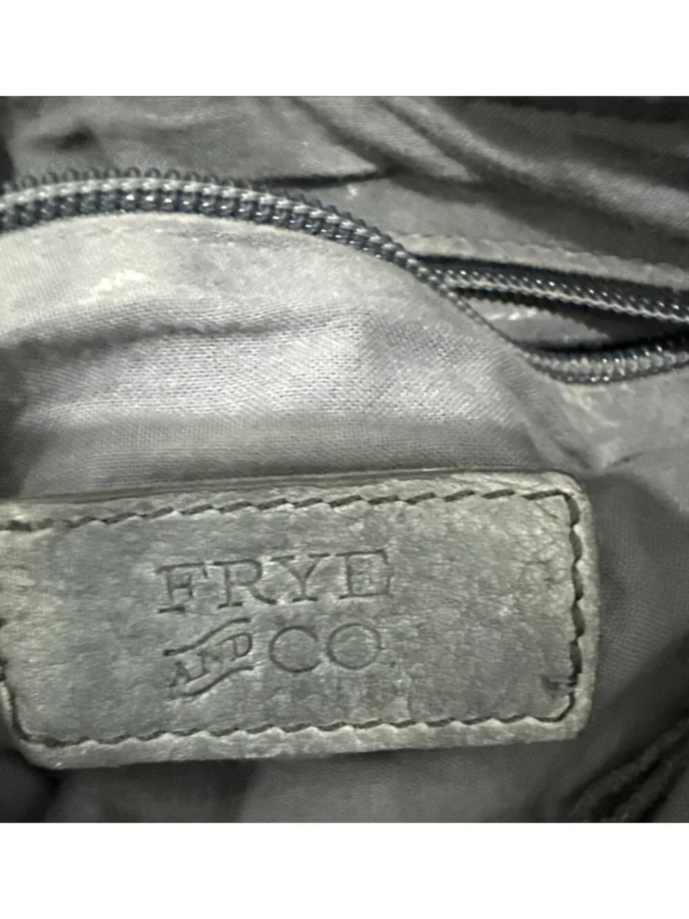 Frye and Co Blue Esme Leather Backpack Purse Braided Leather Flap Adjustable